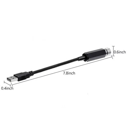 LED Starry Sky Lamp Car Laser Star Roof Light 5V USB Powered Galaxy Star Atmosphere Light Projector Lamp for Room Ceiling Decor